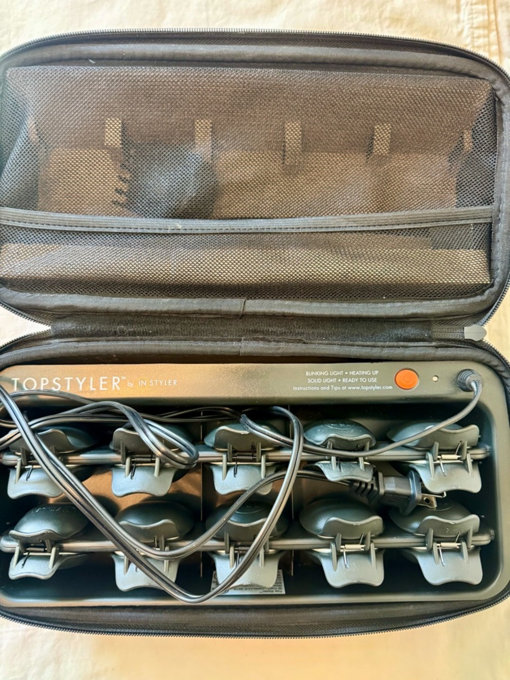 TOPSTYLER by IN STYLER Clip Curling Set in Black